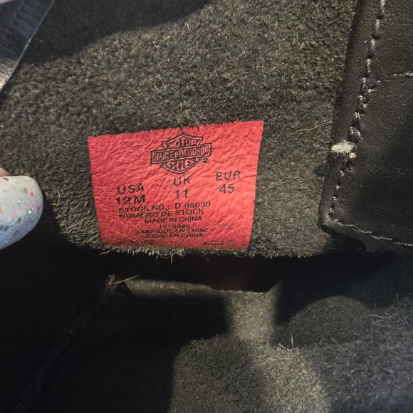 Harley-Davidson Black Leather Riding Boots.. - Picture 5 of 5